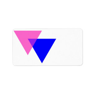 Etiqueta Biangles Orgulho Bissexual