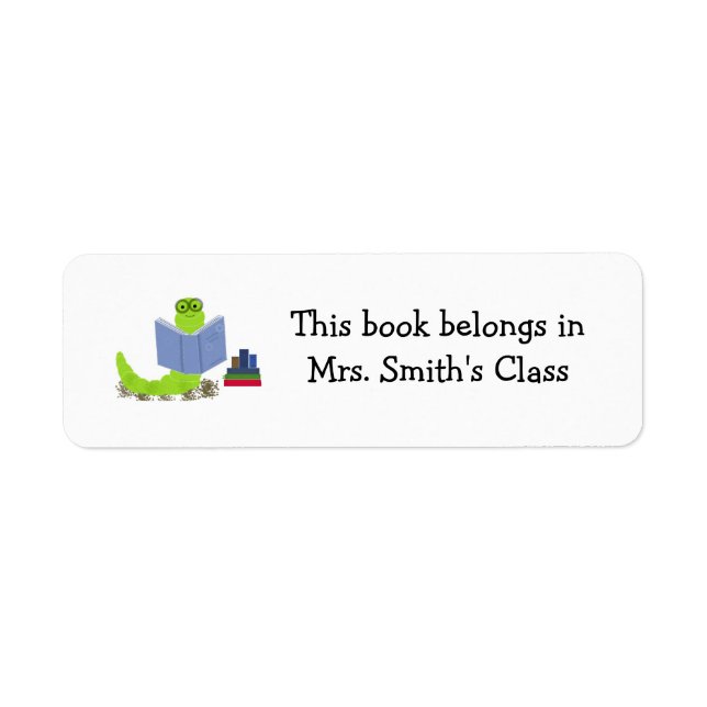 Etiqueta Bicho-do-livro (Frente)