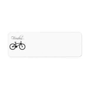 Etiqueta Bicicleta da liberdade