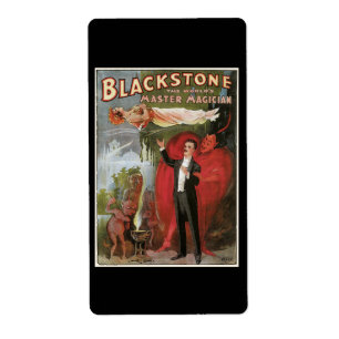 Etiqueta Blackstone, Mágico mestre do mundo, 1934