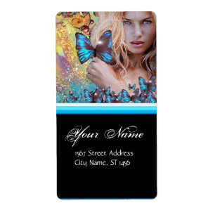 ETIQUETA BLUE BUTTERFLY HAIR, BEAUTY SALON , MAKEUP ARTIST