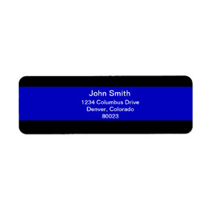 Etiqueta Blue Line fino