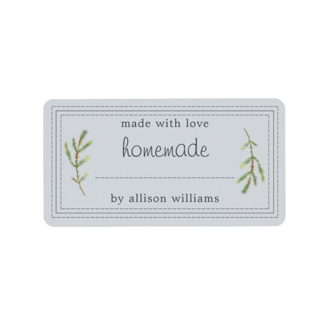 Etiqueta Boca assada russa pode molhar azul (Frente)