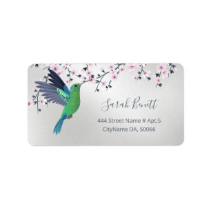 Etiqueta Bócio-pomba-de-cheiro-espinho-de-flor-verde