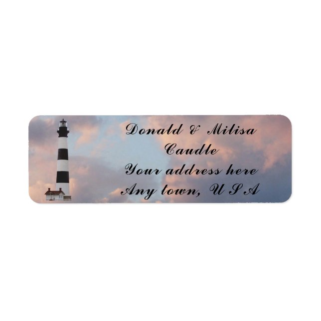ETIQUETA BODIE ISLAND LIGHTHOUSE (Frente)