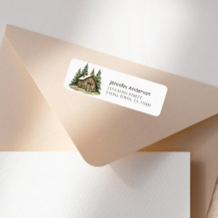 Etiqueta Boho Woodland Animal Chá de fraldas Address