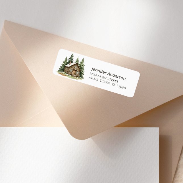 Etiqueta Boho Woodland Animal Chá de fraldas Address (Criador carregado)