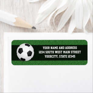 Etiqueta Bola de futebol personalizada