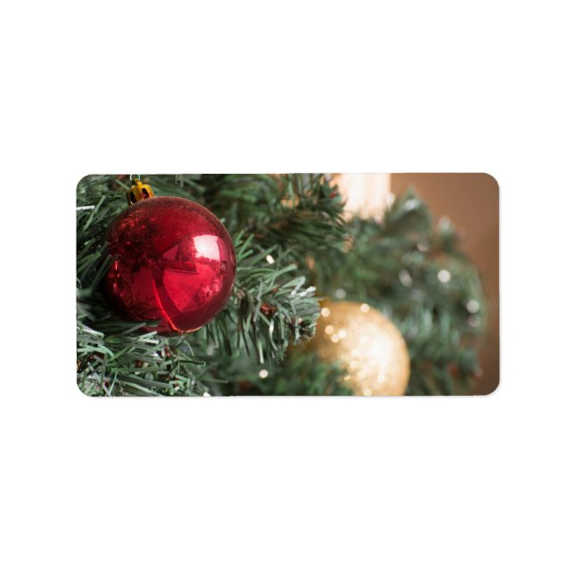 Etiqueta bola de Natal (Frente)