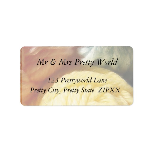 Etiqueta Bolas Maciças De Fios (Frente)