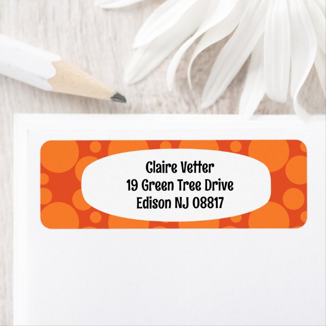 Etiqueta Bolhas de sabão laranja (Insitu)