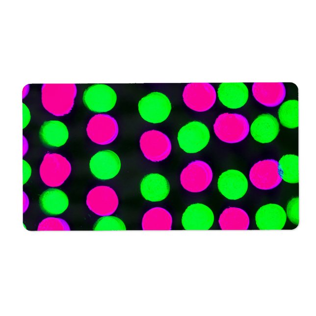 Etiqueta Bolinhas/Círculos (Frente)