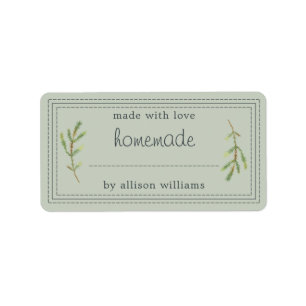 Etiqueta Bolo Russo de Baquinhos Fabricados em Casa Pode Pa