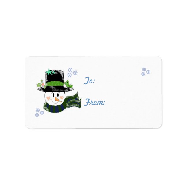 Etiqueta Bomem de Neve Alegre (Frente)
