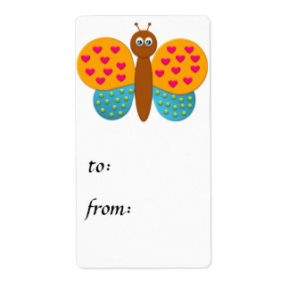 Etiqueta BonBon Fantasy Butterfly's Gift Tag