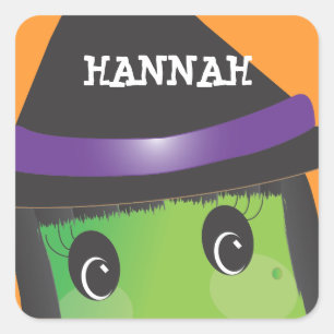Etiqueta bonito assustador personalizada do Dia