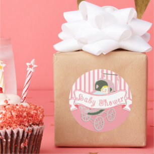 Etiqueta bonito do chá do bebé da bandeira do