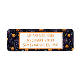 Etiqueta Bonito Halloween de Pumpkins