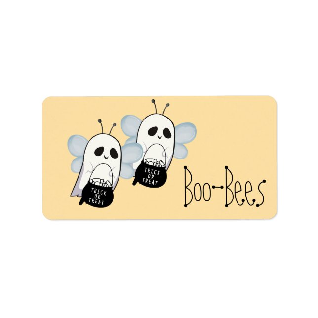 Etiqueta Boo-Bees Ghost  (Frente)