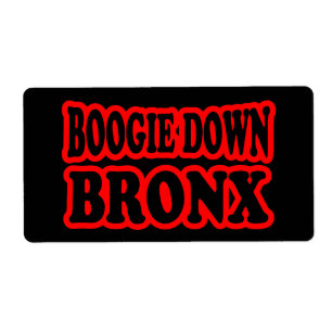 Etiqueta Boogie Down Bronx, NYC