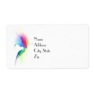 Etiqueta Borboleta abstrato Paint Splatter