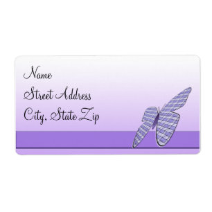 Etiqueta Borboleta Gingham