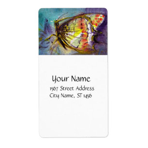 Etiqueta BORBOLETA MÁGICA EM Branco AZUL