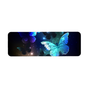 Etiqueta Borboleta Noturna Flutuante