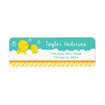 Borracha Ducky Amarelo e Verde