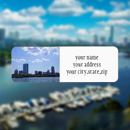 Etiqueta Boston Do Rio Charles