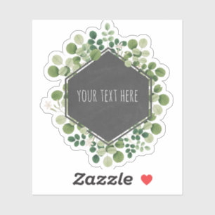 Etiqueta botânica da etiqueta do quadro das