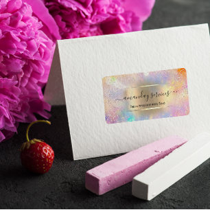 Etiqueta Boutique Online Compra Makeup Dourado Hológrafo No