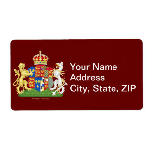 Etiqueta Brasão Anne Boleyn