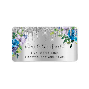 Etiqueta Bridal RSVP Casamento Drivers Silver Floral Mint