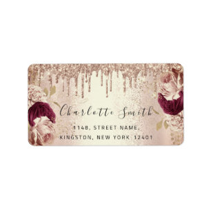 Etiqueta Bridal RSVP Drives Floral Rosa Marsala Glam