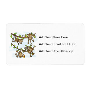 Etiqueta Brilho do macaco