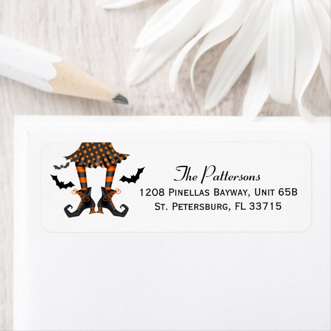 Etiqueta Bruxas e Morcegos (Insitu)