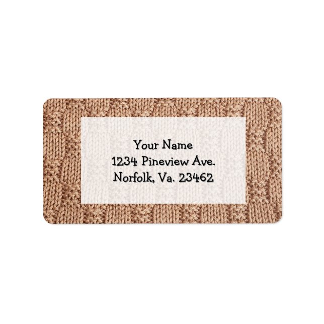 Etiqueta Bubble Knit Stitch Patterch de Shirley Taylor (Frente)