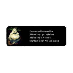 Etiqueta Buddha de riso