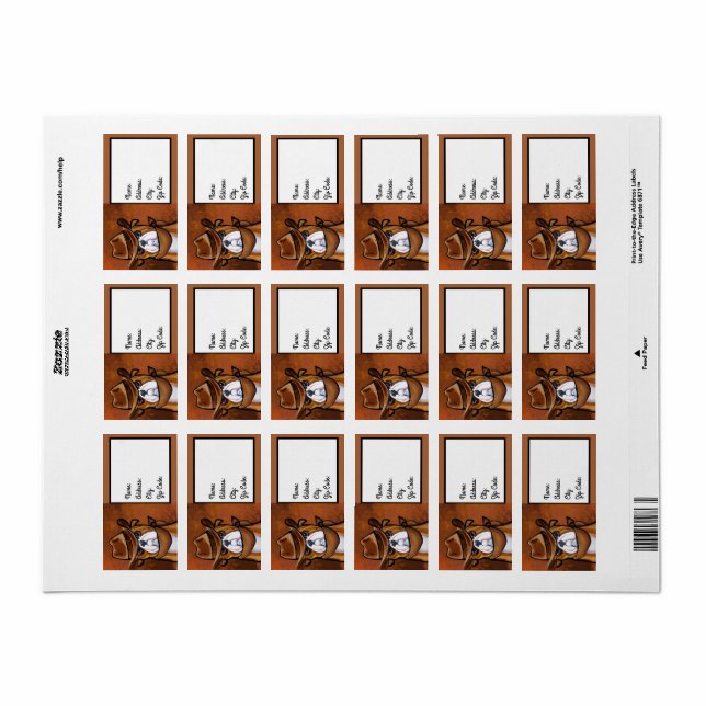 Etiqueta  Bulldog     (Toda a folha)