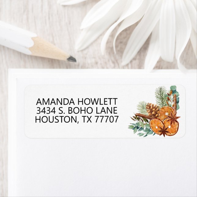 Etiqueta Buquê de inverno de Orange (Insitu)