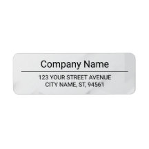 Business Logo Custom Return Address Label