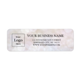Etiqueta Business Logo Custom Return Address Label