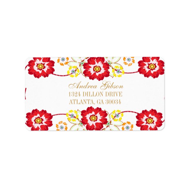 Etiqueta Cabana tropical (Frente)