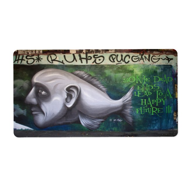 Etiqueta Cabeça de Peixe (Frente)