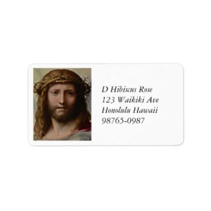 Etiqueta Cabeça do cristo Correggio