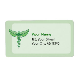 Etiqueta Caduco com folhas