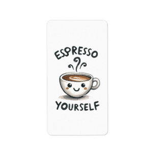 Etiqueta Café Espresso Yourself