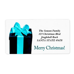 Etiqueta Caixa de presentes Merry Christmas address label
