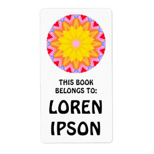 Etiqueta Caleidoscópico - Placa